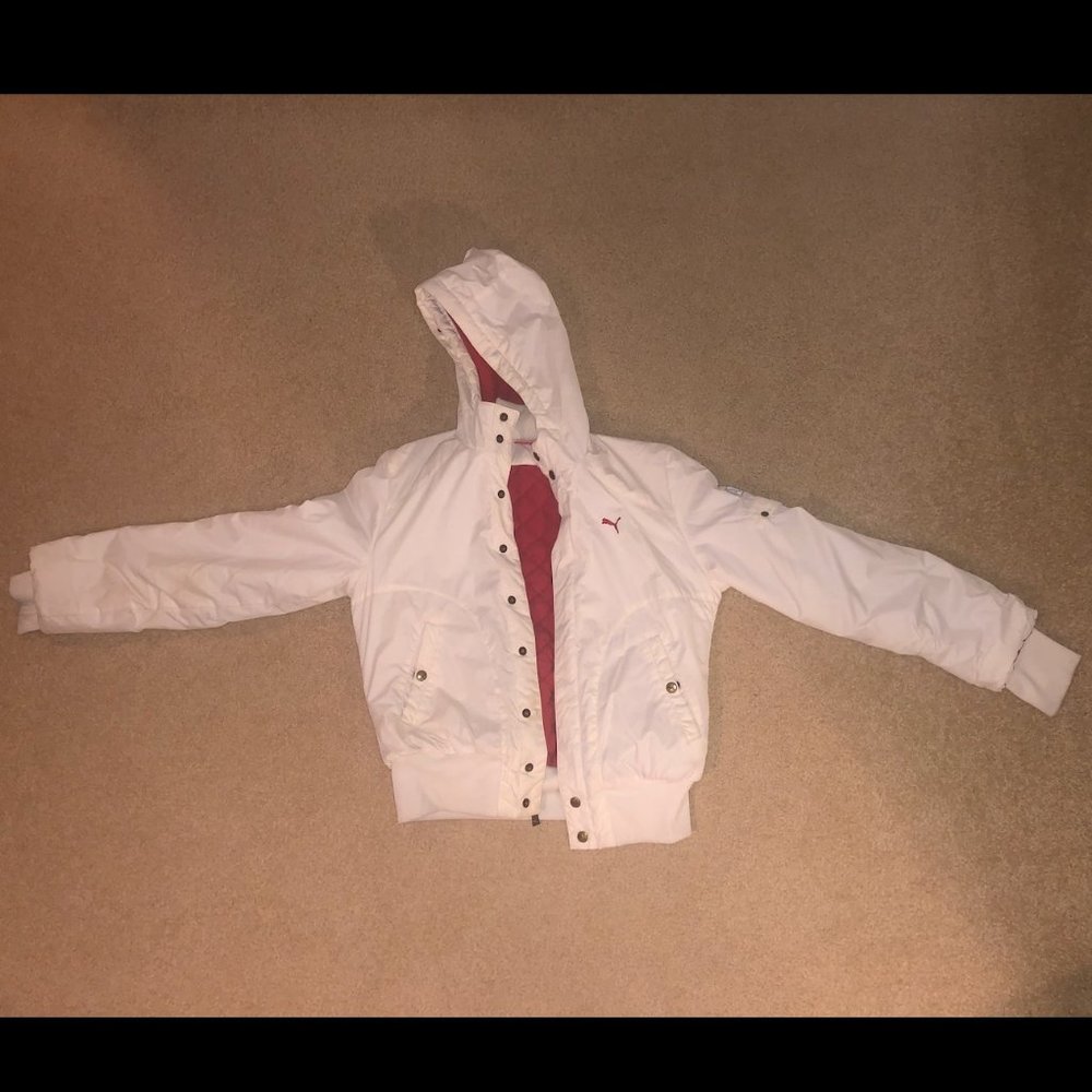 Puma White Puffer Jacket